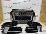 Audi A1 решетки бампера в стиле RS1 14-18г.в.