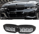 BMW G20 Решетка радиатора (ноздри) Diamond черный глянец