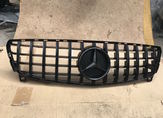 Mercedes W176 решетка радиатора GT черная 15-18